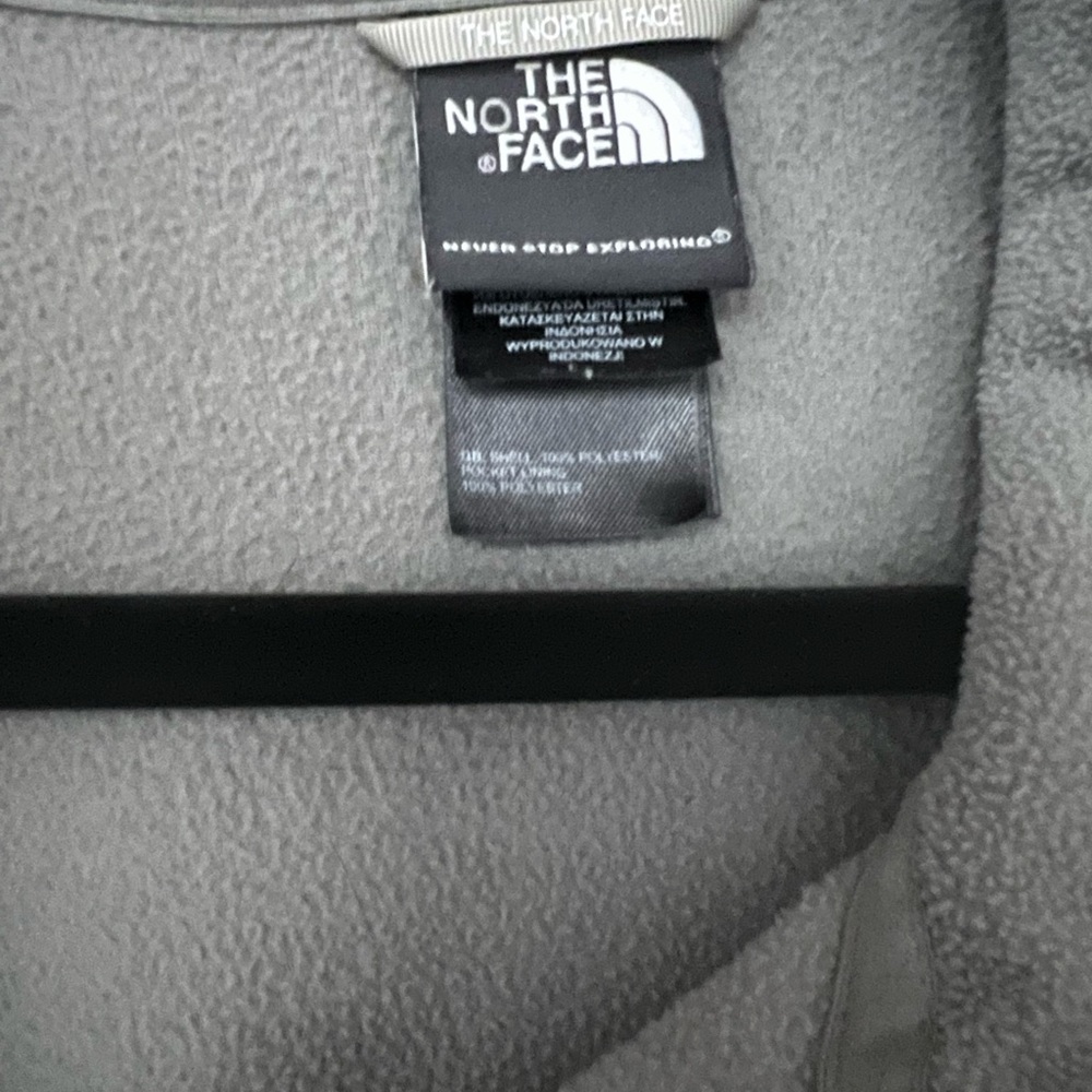 North Face full zip fleece jacket